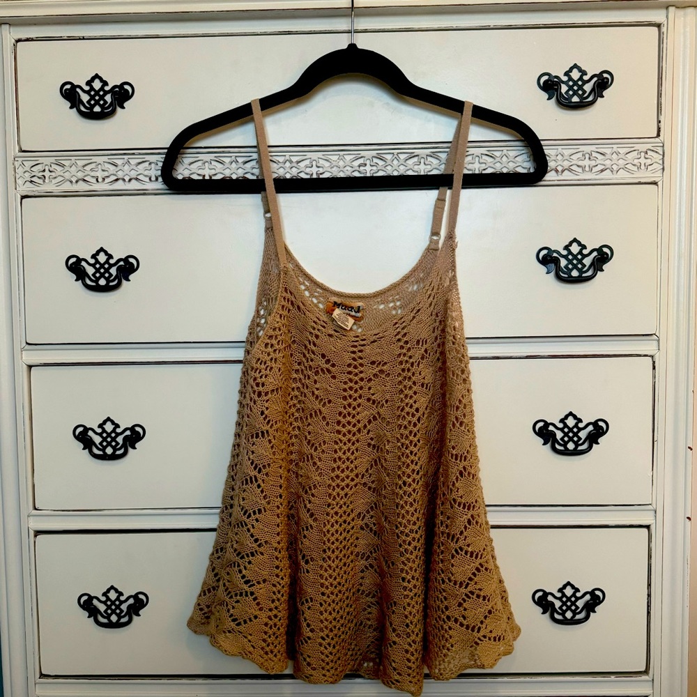 Crotchet Tank Top XL